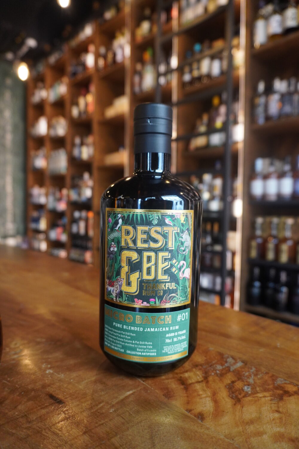 REST&BE THANKFUL 13 ANS MICRO BATCH JAMAICAN RUM ANTIPODES